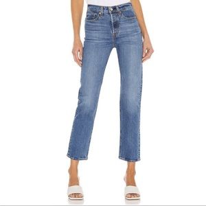 Levi’s Wedgie Straight High Rise Cropped Ankle Jeans Size 25